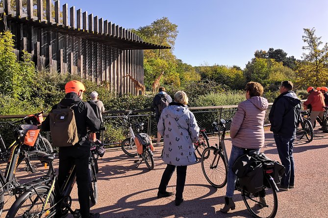 2h - Electric Bike Tour of Lyon with a Local Guide - Hôtel de Ville area and a painted wall that catches your eye