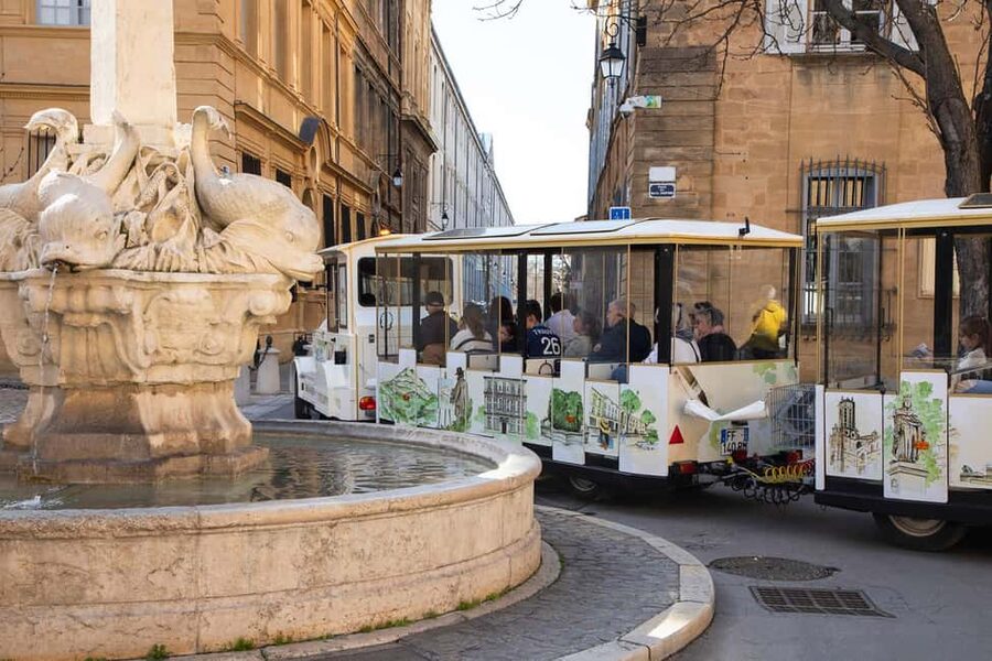 Aix-en-Provence by Electric Tourist Train – City Center Circuit - Where You Meet: In Front of Paul Cezanne’s Statue
