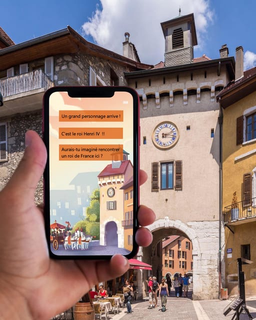 Annecy: Escape game outdoor - the shadow of the sword - Where the game starts on Quai de la Tournette
