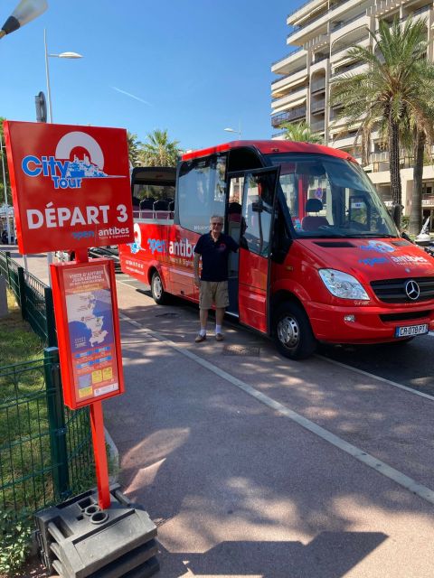 Antibes: 1 or 2-Day Hop-on Hop-off Sightseeing Bus Tour - On-board comfort, open-top views, and the audio guide reality