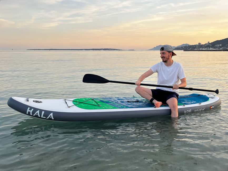 Antibes : 2-seat Paddle board Rental with photos & videos - Price and value: is $53 per group a good deal?