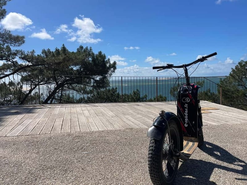 Arcachon Bay: electric scooter ride with varied routes. - Electric scooter riding around Arcachon Bay, in the real way