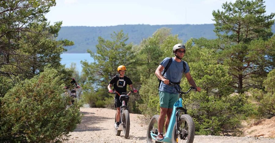 Around the Lake of Verdon : Guided electric scooter rides - How the 2-hour timing works (and how to pace yourself)