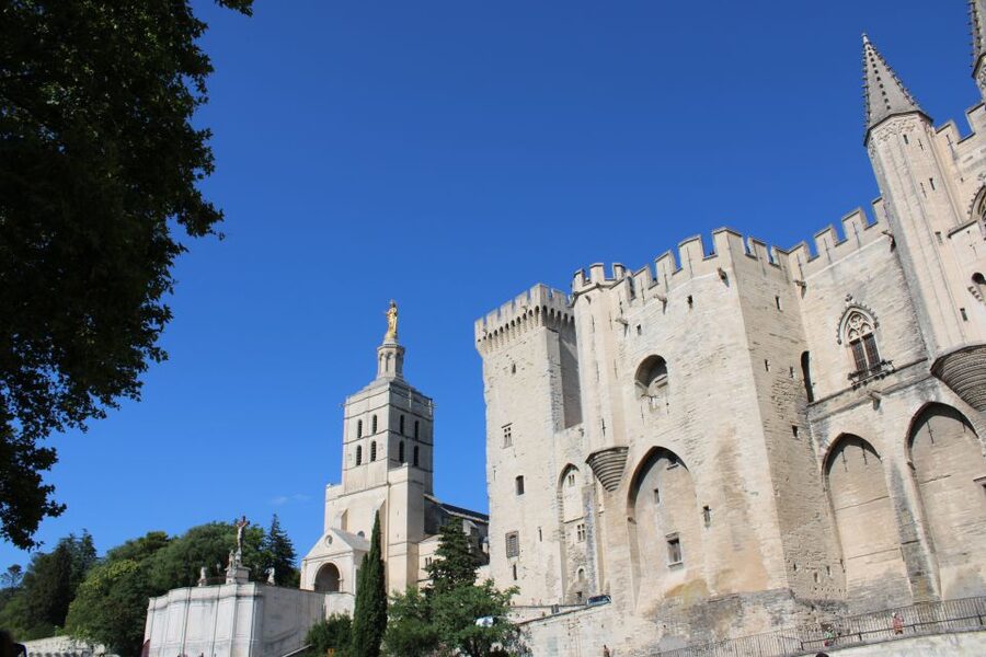 Avignon: Historic District Guided Food & Wine Walking Tour - Meeting at the Palais des Papes and setting the route