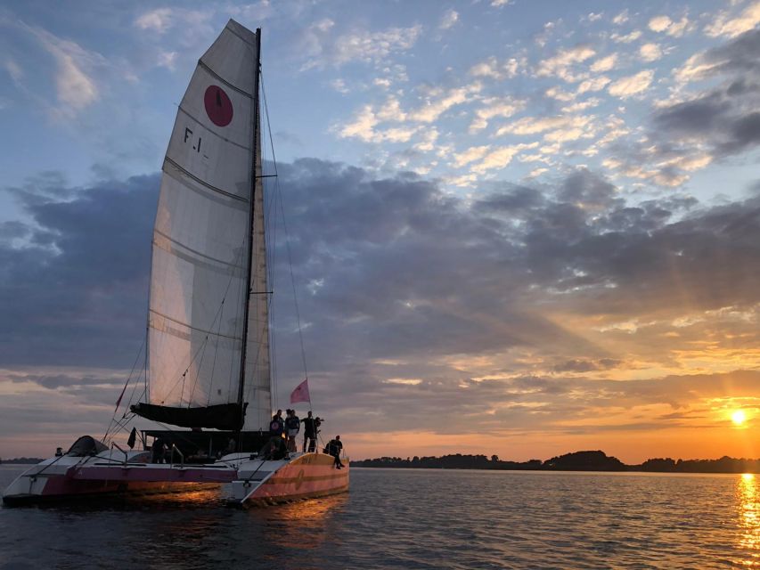 Baden: Gulf of Morbihan Exploration by Catamaran - Arradon and Arz: mainland rhythm plus island views