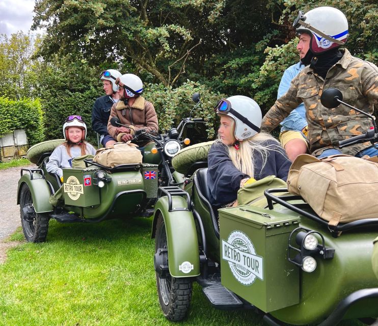 Bayeux: 2-hour tour of the D-Day beaches, by vintage sidecar - Price for up to 2 people, and when it is good value