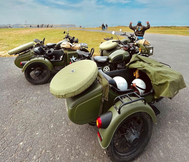 Bayeux: 2-hour tour of the D-Day beaches, by vintage sidecar - Tour length and pacing: good for 2 hours, not for everything