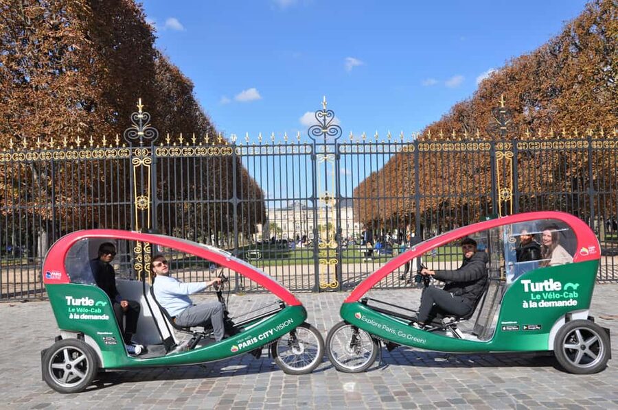 Best of Paris Private Rickshaw bike Tour with guide - Sacré-Cœur Basilica: the finish that changes the mood