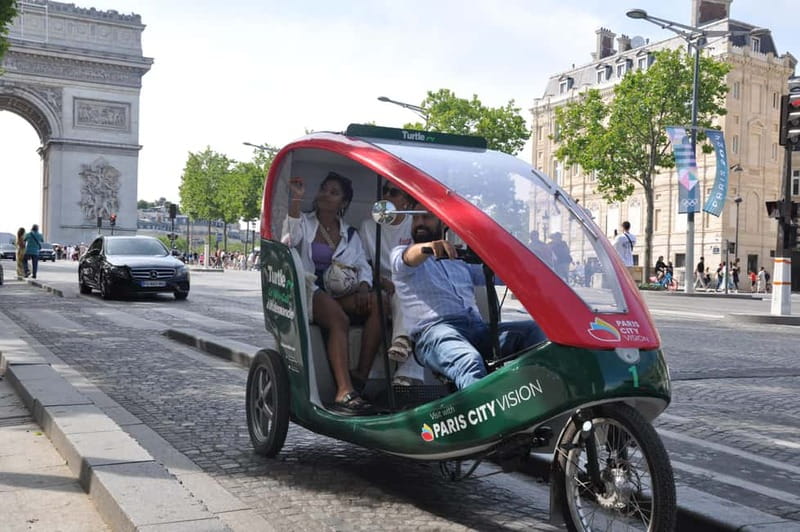 Best of Paris Private Rickshaw bike Tour with guide - Meeting at Rue de Rivoli, and how the timing feels