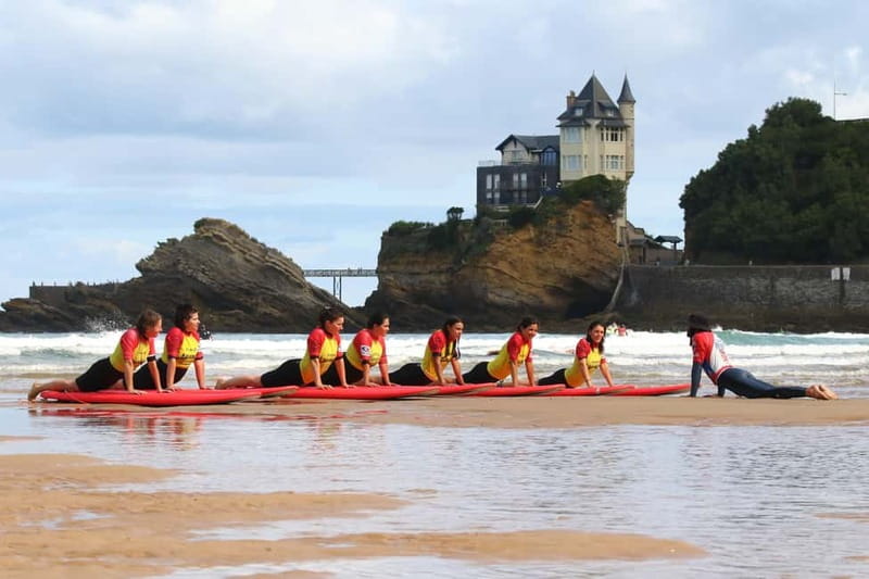 Biarritz: Surf lessons on the Côte des Basques beach - Meeting at the Lagoondy Bungalow, Then Getting Geared Up