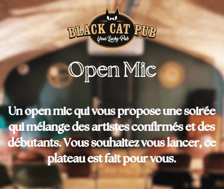 Black Cat Comedy Club - Where you go in Bordeaux, and why the location matters