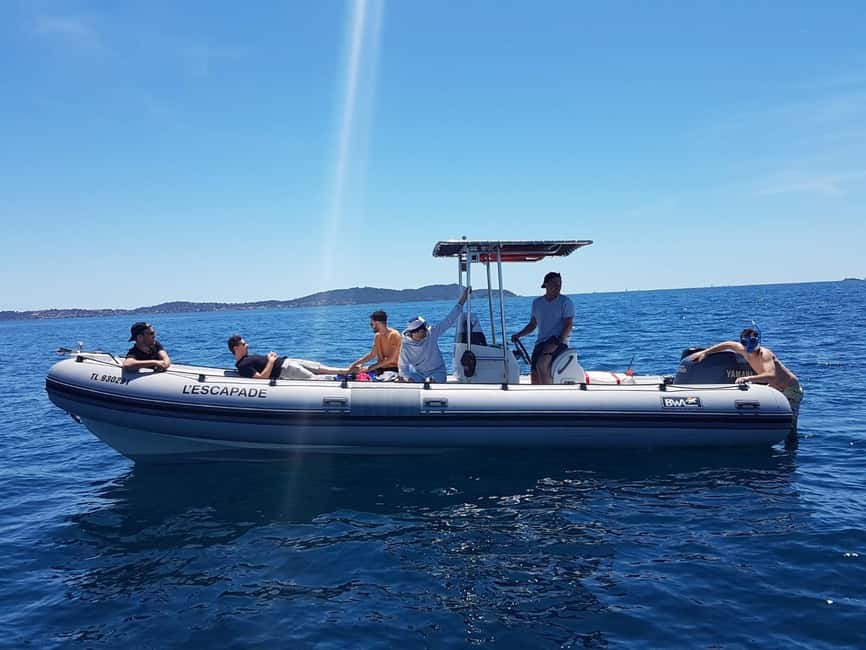Boat trip around Porquerolles and Giens - From Carqueiranne to the coves, you see the coast differently