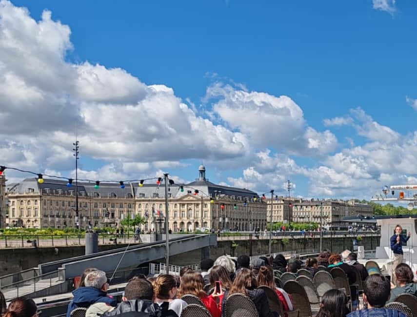 Bordeaux: Guided River Cruise - Place de la Bourse and the Bordeaux build-up phase