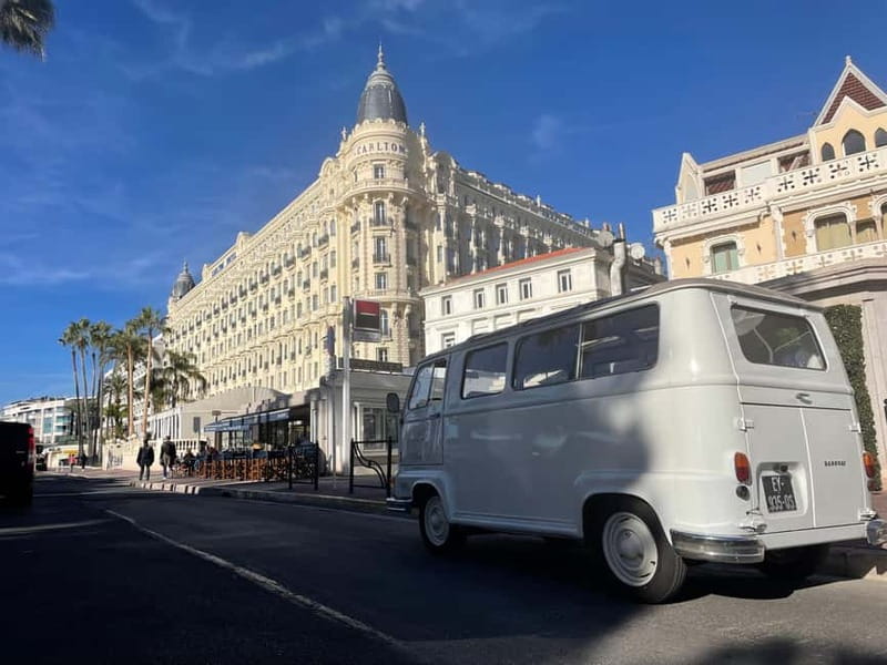 Cannes: City Tour in a Vintage Bus - Enter Cannes Glamor Fast, From a Vintage French Bus