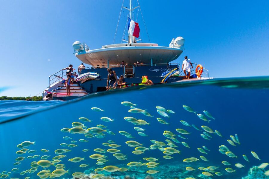 Cannes: Half-Day Catamaran Cruise - Boarding the catamaran in the right mood