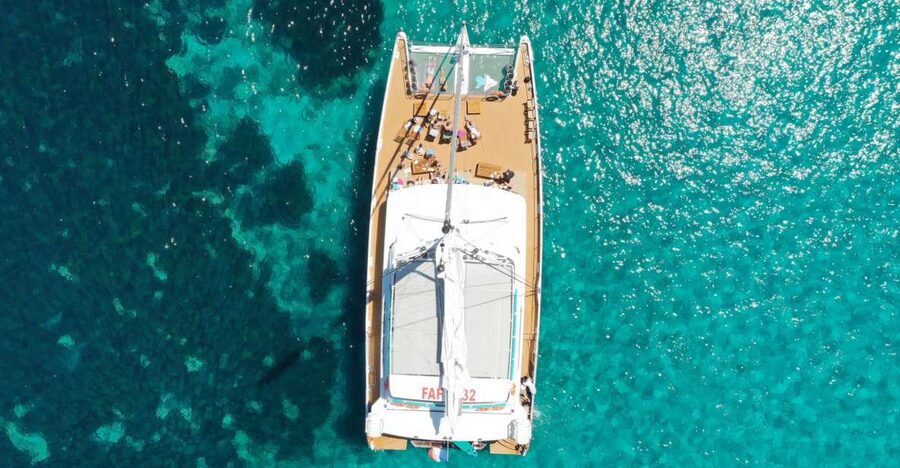Cannes: Half-Day Catamaran Cruise - From Old Port to Ste Marguerite Island, how the day starts