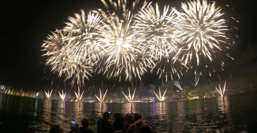 Cannes: Sunset and Fireworks Night Sea Excursion - From Port du Béal to the Lérins Islands at Golden Hour