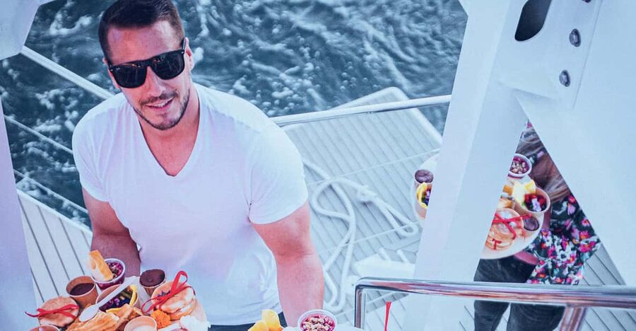 Catamaran Lucile | Sunday brunch - Sunday Brunch on the Water, Not a Typical Sit-Down Meal