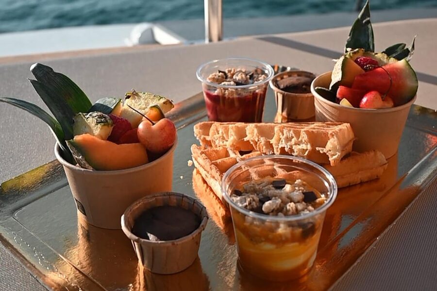 Catamaran Lucile | Sunday brunch - Your Catamaran Ride: Comfort and Safety First
