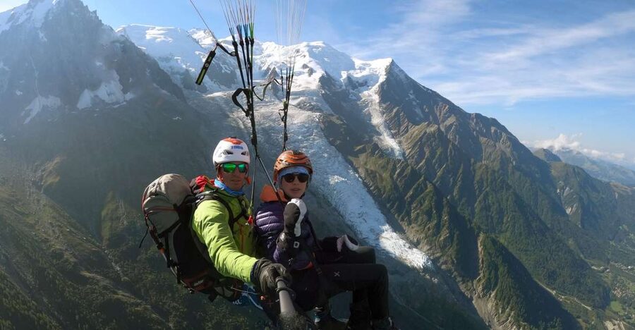 Chamonix: Tandem Paragliding Flight with Video - Video and photos that actually help you remember
