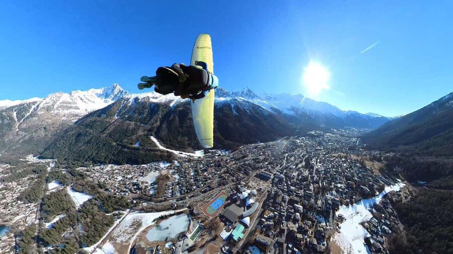 Chamonix: Tandem Paragliding Flight with Video - The instructor, safety briefing, and the real feeling of control
