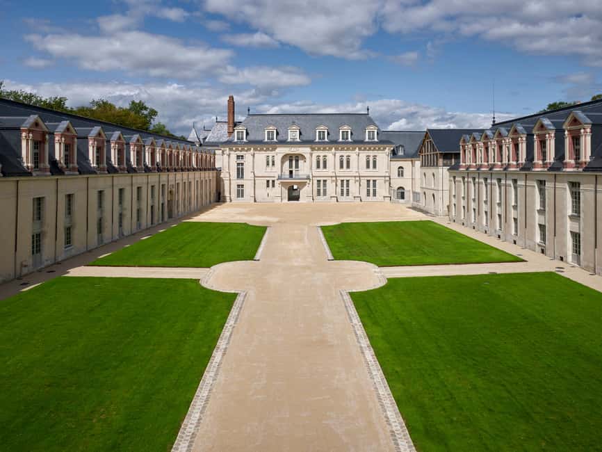 Cité Internationale de la Langue Française Entrance Ticket - The chapel that breaks with Gothic: salamanders, fleur-de-lis, and crowned initials