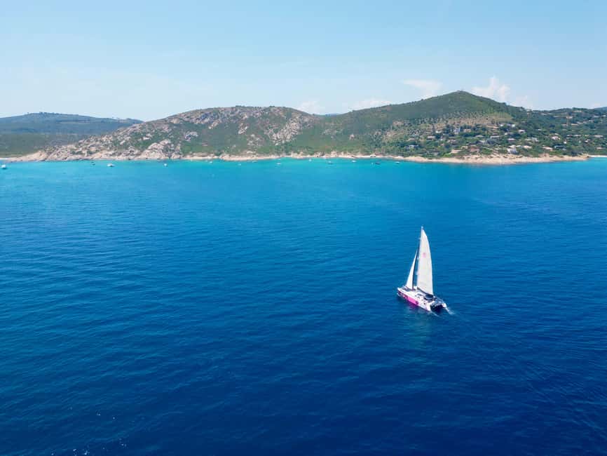 Côte d'Azur: Half-Day Coastline Catamaran Sailing Tour - The anchored swim stop is the main event