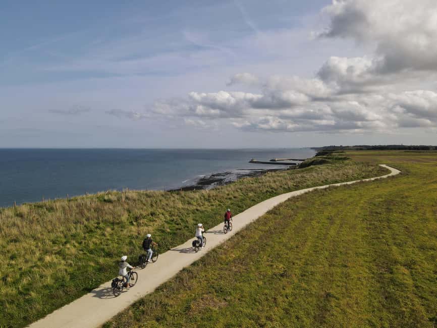 D-Day E-Bike excursion self guided - Gold and Juno Beaches plus the Longue sur Mer Battery