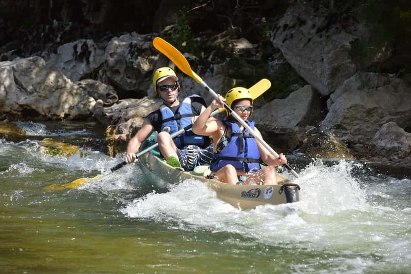 Family Canoe/Kayak Trip on the Ardèche: 3 hours - about 12 km - Key highlights worth planning for