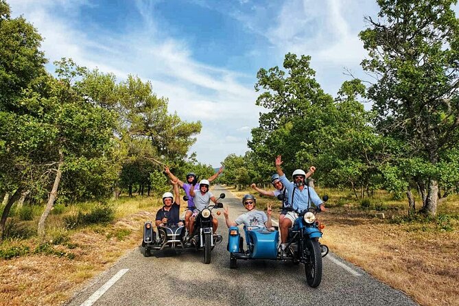 From Aix-en-Provence : Half-day Sidecar Wine Tour - The ride to Sainte-Victoire: views, wind, and guided context