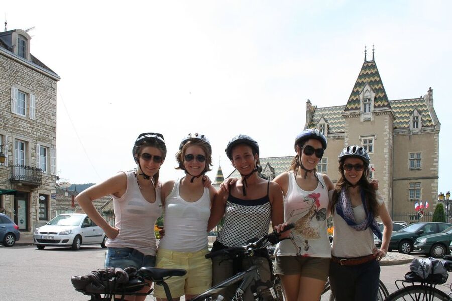 From Beaune: Full-Day Bicycle and Wine Tour in Burgundy - The winery estate and stone cellar: buying bottles the easy way