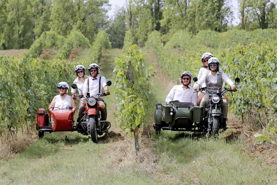 From Bordeaux: Saint-Emilion Wine Tour in a Sidecar - The chateau stop: tour first, then tasting