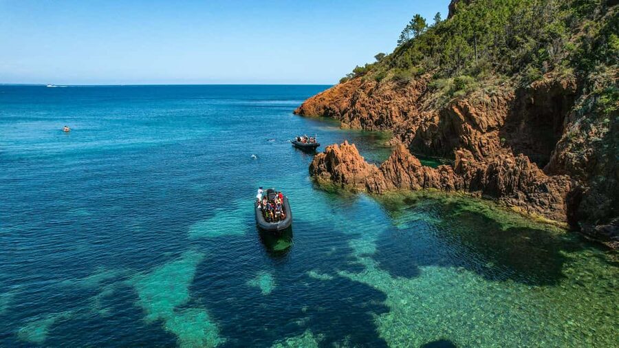 From Cannes: Essential Calanques de l'Estérel Sea Excursion - Best time of day: sunrise or sunset glow on the red rocks