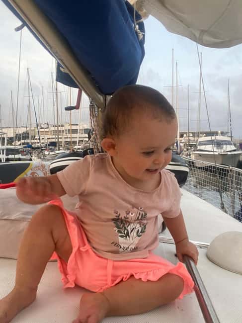 From Cannes: Half-day sailboat trip to the Lerins Islands - Meeting Celia in Cannes, then trusting Captain Eric to handle the boat