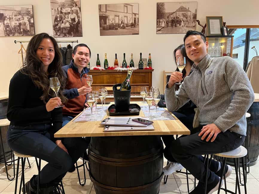 From Epernay : Bubble Champagne Tour 6 tastings - Cramant Spirits Stop: Ratafia, Fine de la Marne, Marc de Champagne
