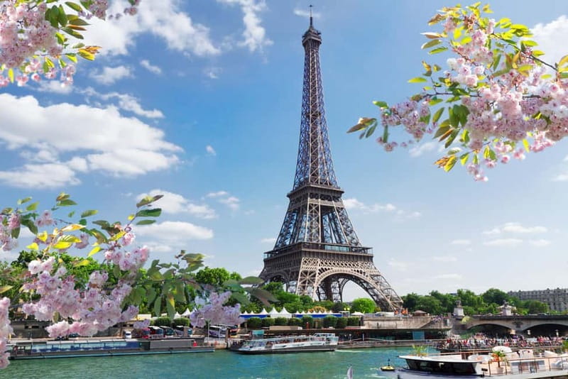 From Le Havre: Deluxe Paris Tour with Seine River Cruise - Eiffel Tower stop: photos and context, no inside tickets
