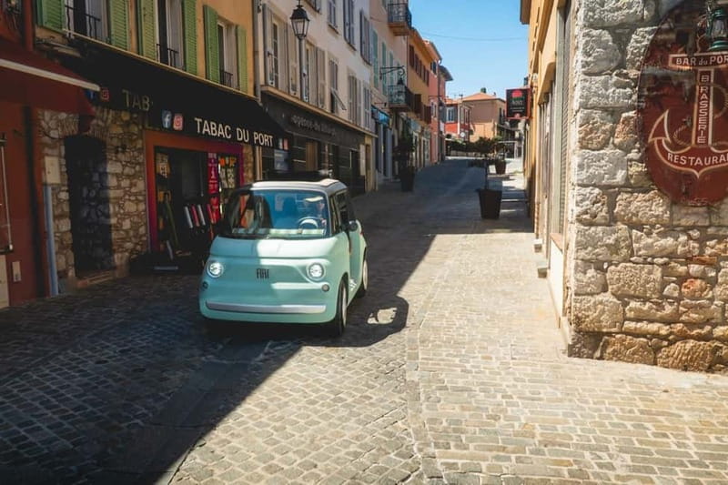 From Nice: Follow a guide in an electric car on the French Riviera! - Driving the Riviera in a Retro Electric Car That Actually Fits