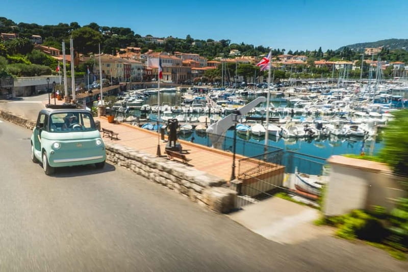 From Nice: Follow a guide in an electric car on the French Riviera! - Guides, Walkie Talkies, and Small-Group Control of the Chaos