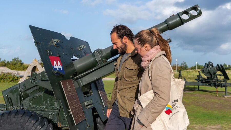 From Paris: 2-Day Normandy & Brittany Tour - Arromanches stop, a quick coastline moment with big relevance