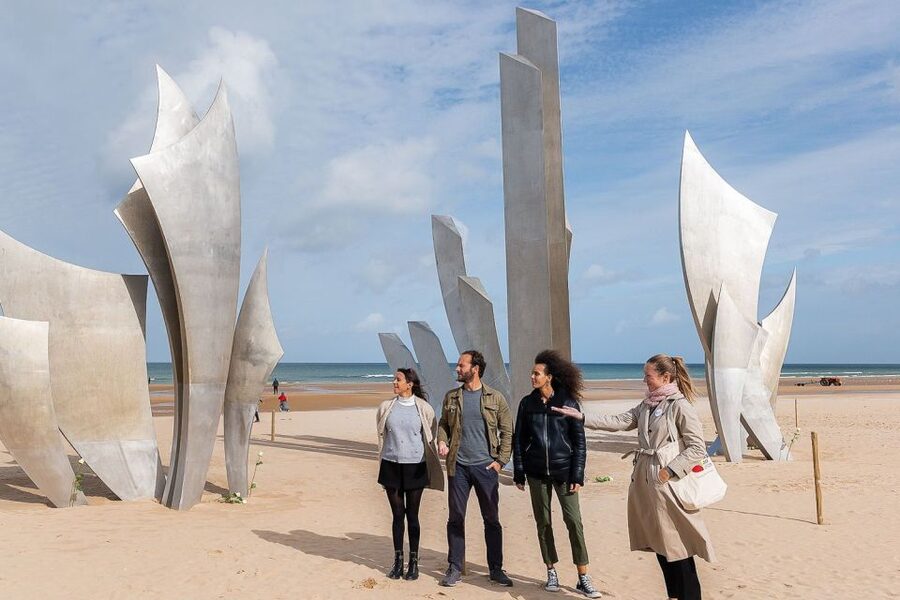 From Paris: Normandy Landing Beaches D-Day Tour by Minibus - Optional coastal extension near Gold and Juno beaches