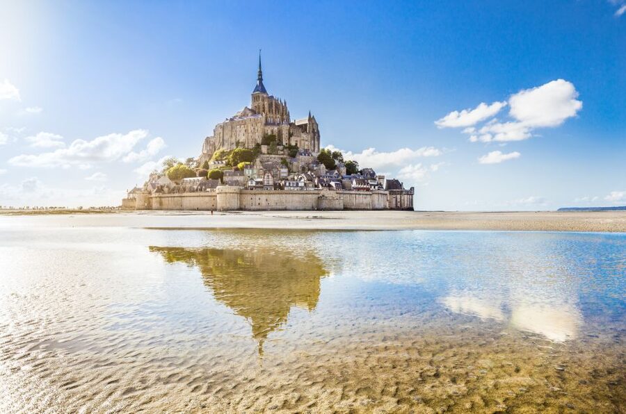 From Paris: Small-Group Mont St Michel Tour & Cider Tasting - First stop near Avranches at Basilique Saint-Gervais d’Avranches