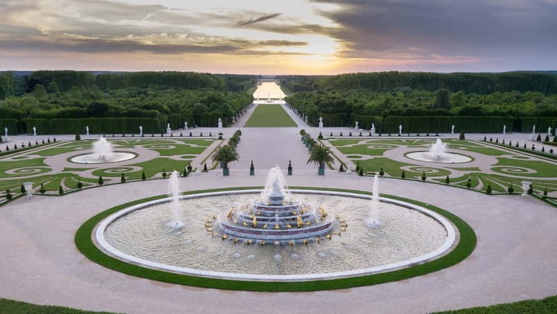 From Paris: Versailles Palace and Gardens with Transfer - Gardens and water features by André Le Nôtre, plus fountain shows when they run