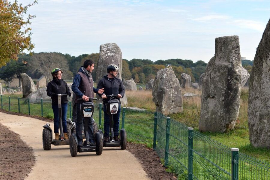 GUIDED IN SEGWAY - MENHIRS - 1:30 - The setup that makes learning a Segway feel doable