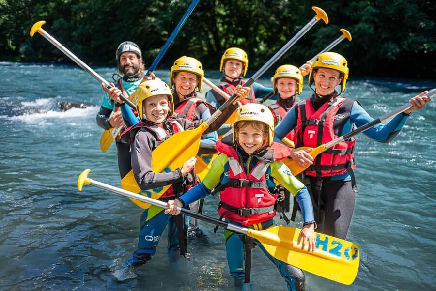 Haute-Savoie: introductory rafting trip and aperitif - Quick safety briefing, then you are on the water