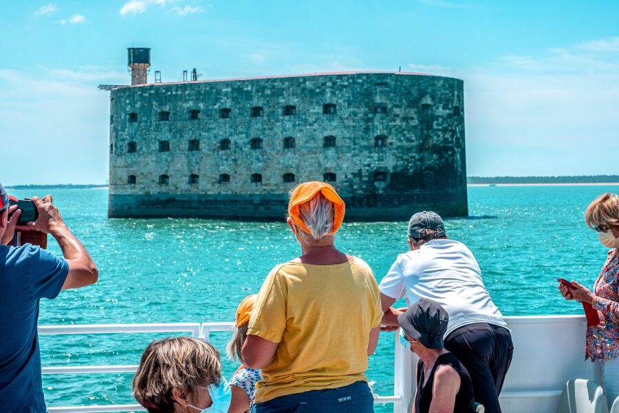 La Rochelle: Boat trip to Fort Boyard (2h00) - Admiring Fort Boyard From The Water