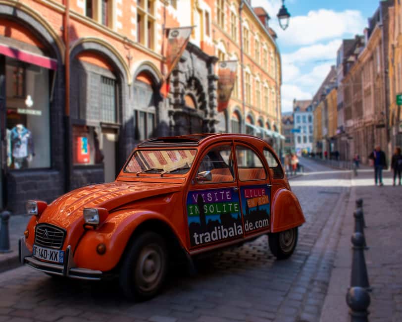 Lille Driving Tour by Convertible Citroen 2CV - Why the 2CV is the perfect fit for Lille’s old streets