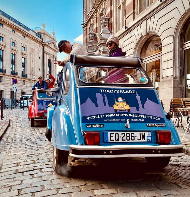 Lille Driving Tour by Convertible Citroen 2CV - Choosing the right time slot for Lille traffic and atmosphere