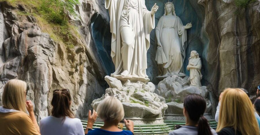 Lourdes: Sanctuary Guided Walking Tour - The Grotto Path and the Bernadette Apparition Story