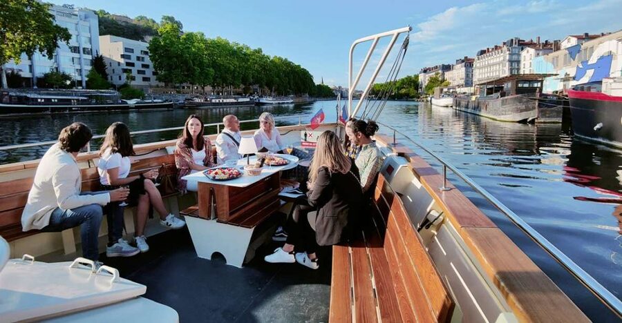 Lyon: City Cruise with Charcuterie, Cheese, and Wine - Boarding in the Confluence Area: Le Confluence or L’Officiel