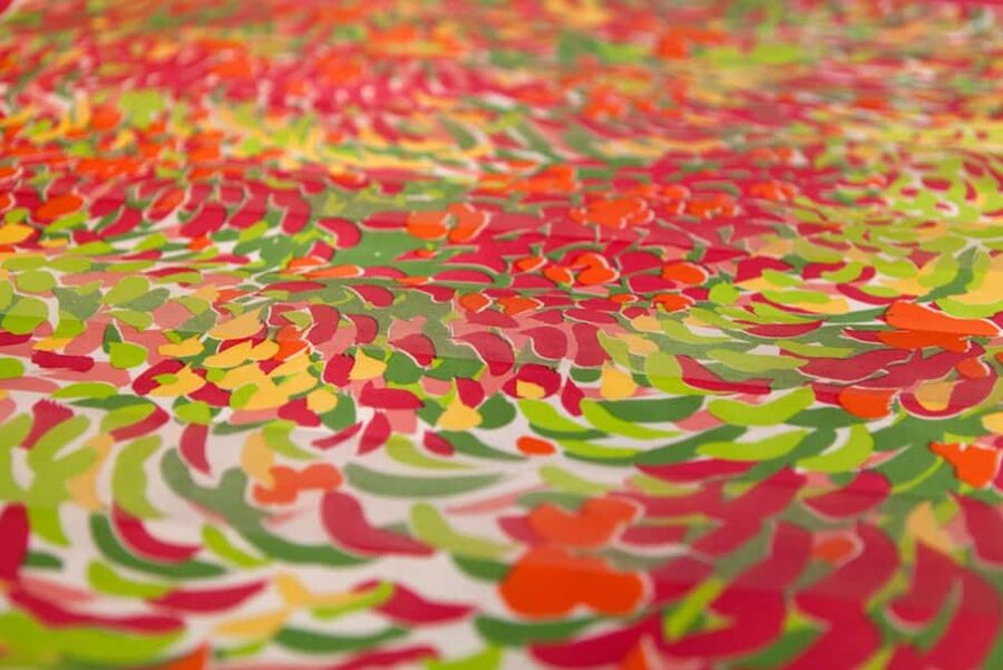 Lyon: Create your own traditional Lyonnais silk square - Lucie’s silk-painting lesson: tables, tools, and how the class works